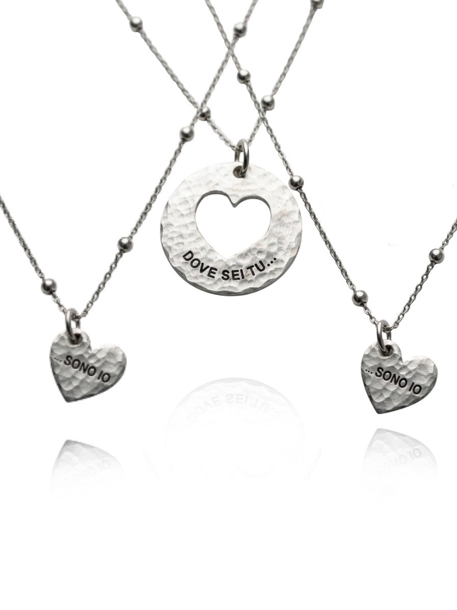 Collane Mamma e Figlia in Argento 925 | Set Personalizzabile