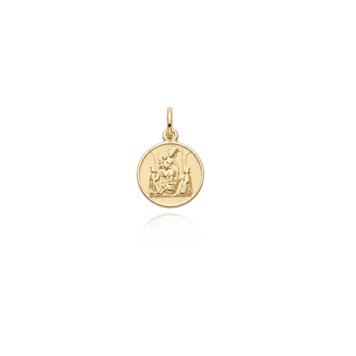 Madonna di Pompei diam. 12 mm Argento 925