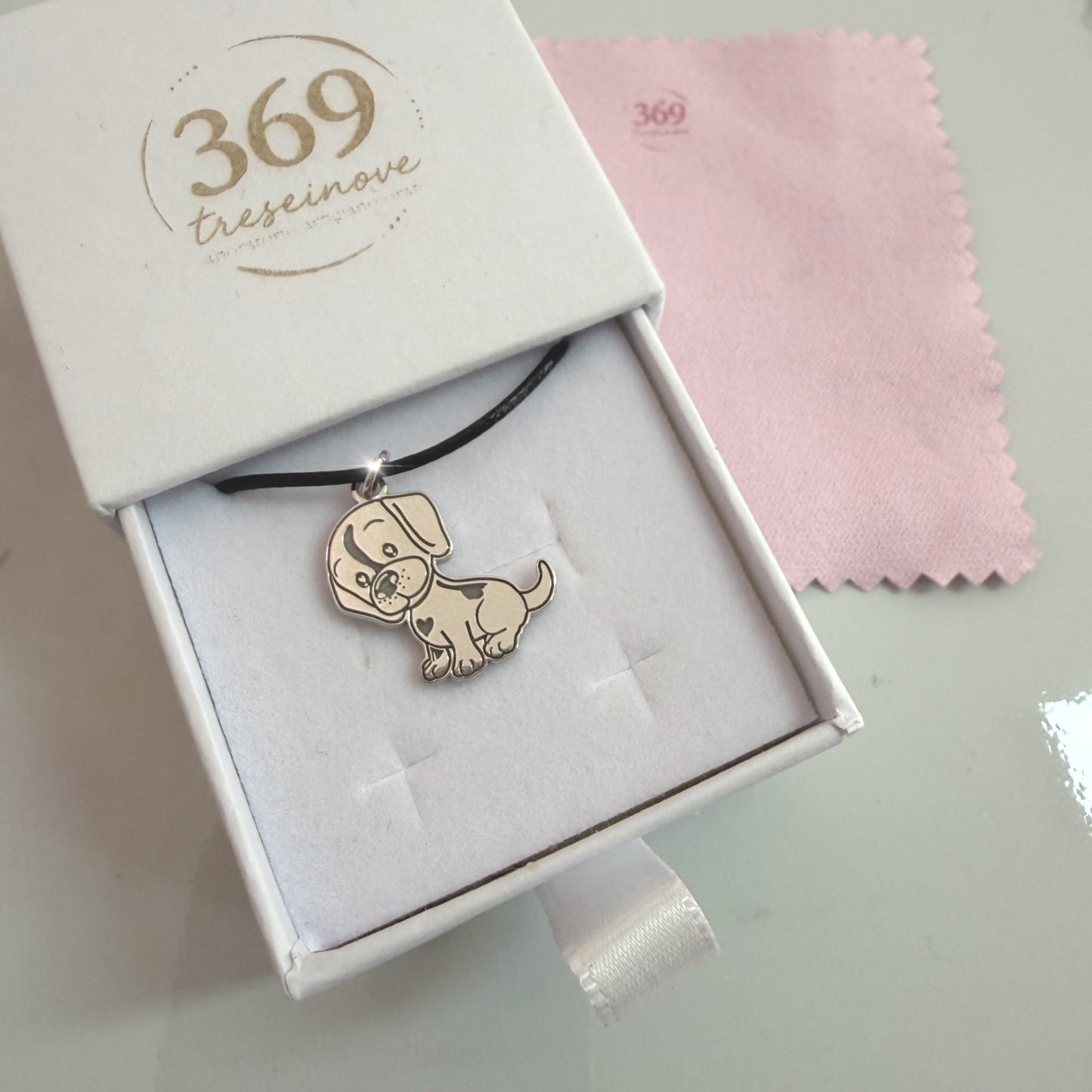 Collana Cane Personalizzabile in argento 925