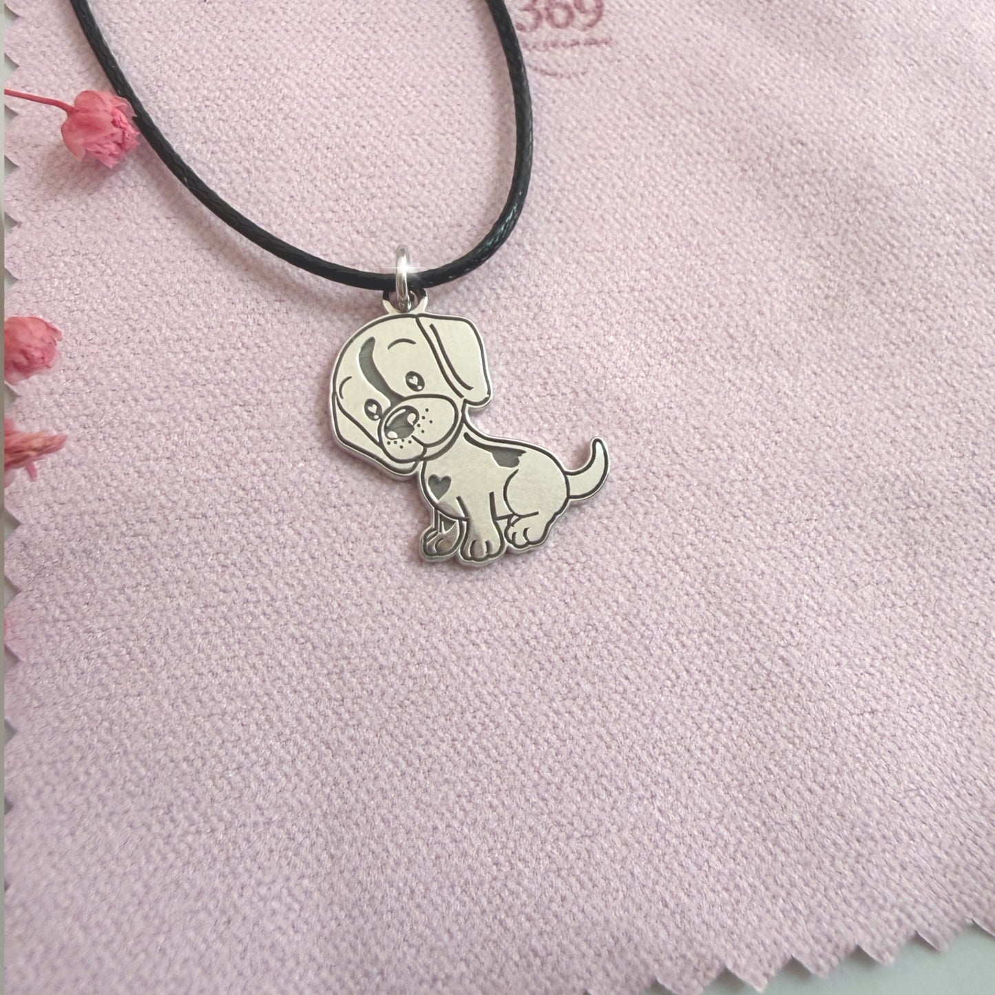 Collana Cane Personalizzabile in argento 925