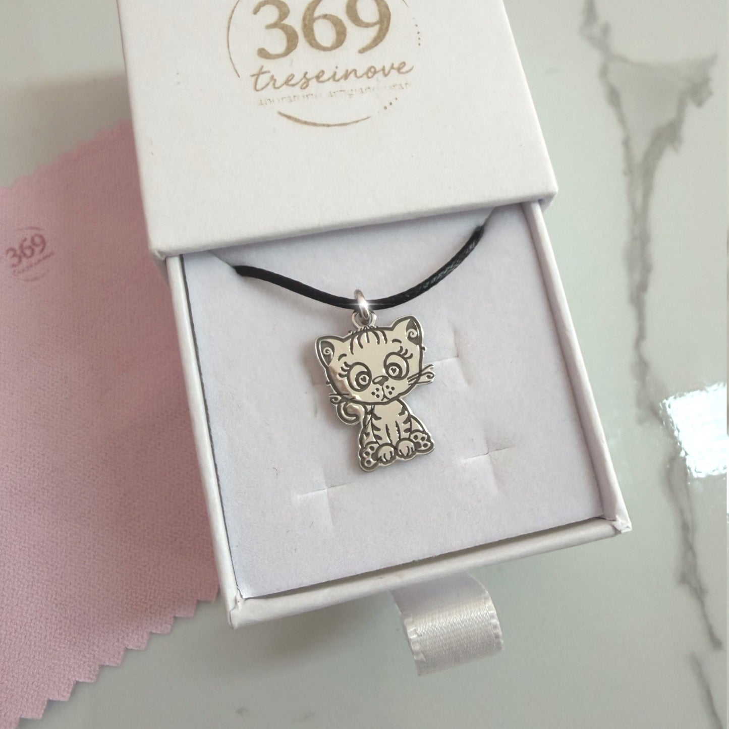 Collana Gattina in Argento 925