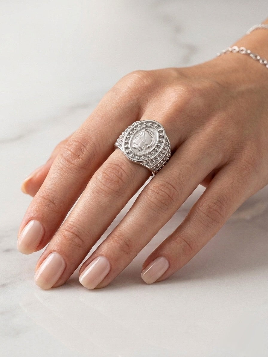 Anello Guerriero in argento