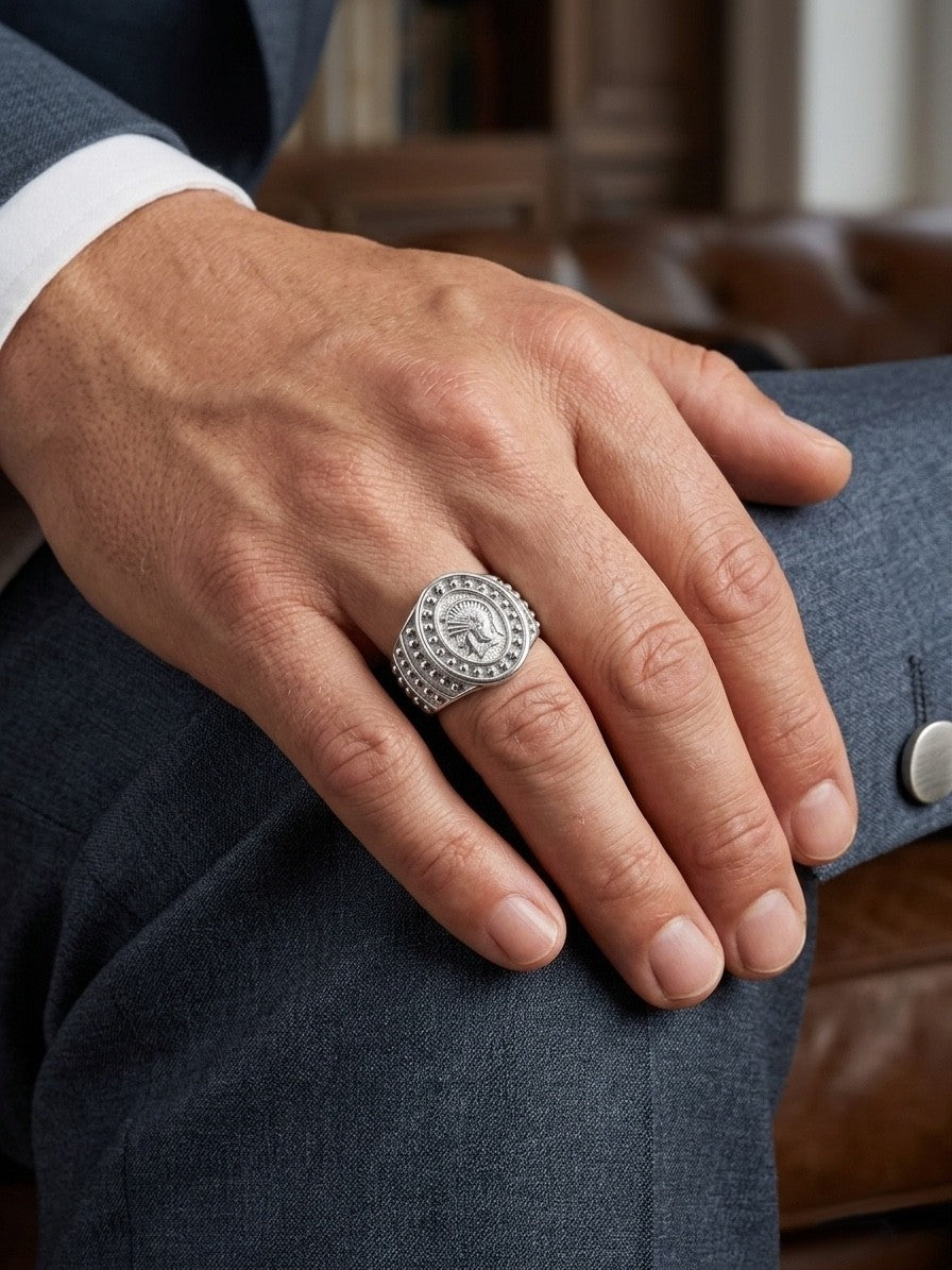 Anello Guerriero in argento