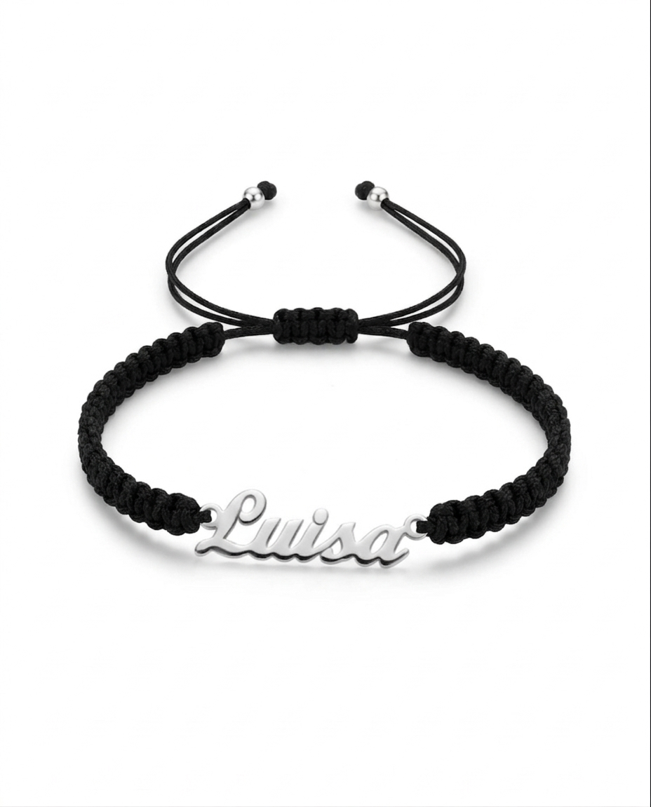 Bracciale con nome in argento