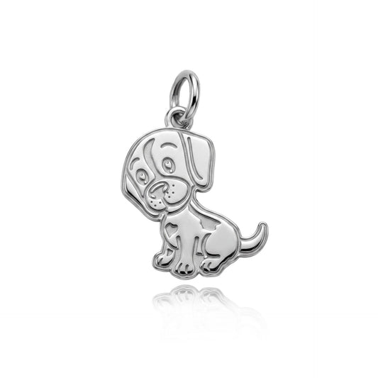 Ciondolo Cane Personalizzabile in argento 925