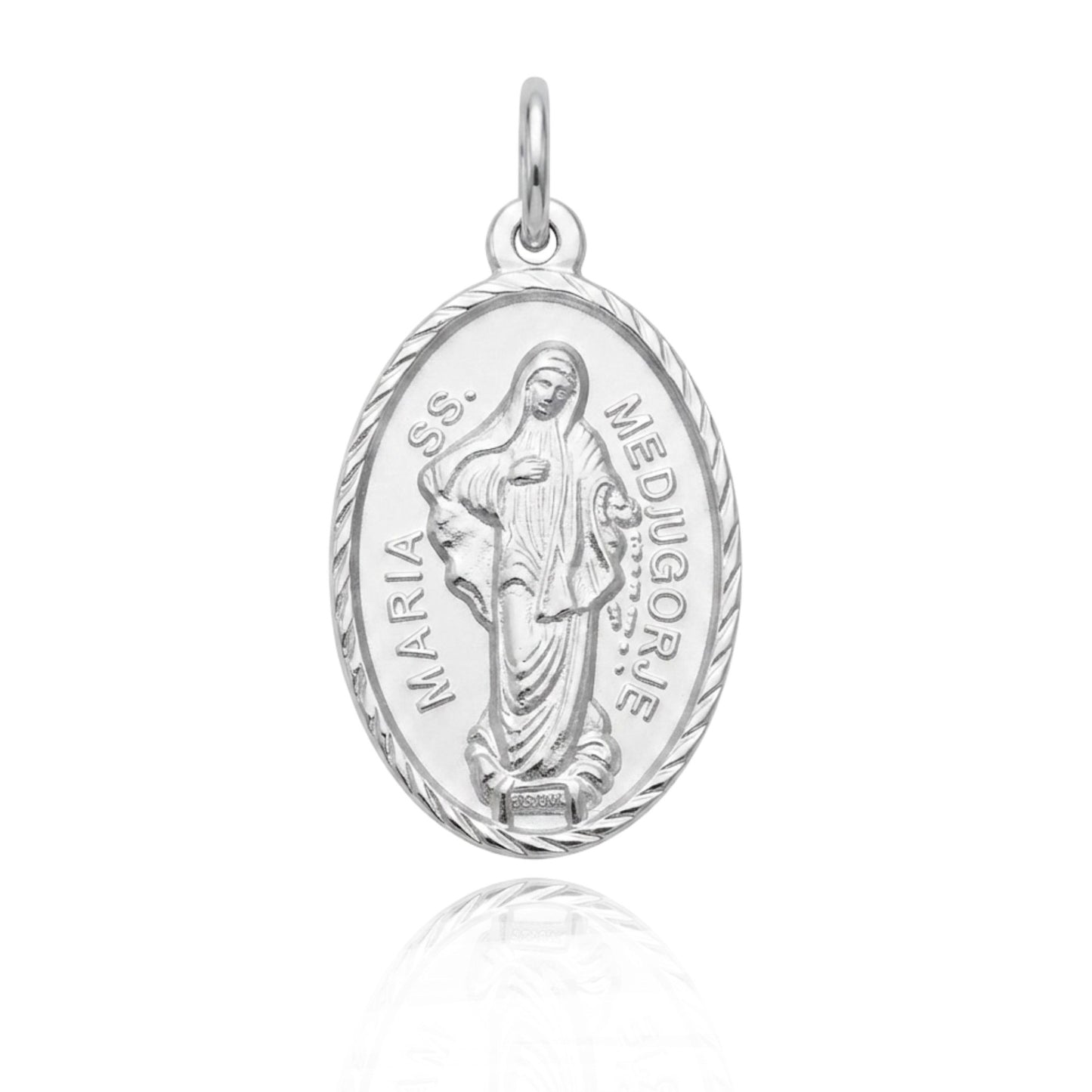 Madonna di Medjugorje in Argento 925