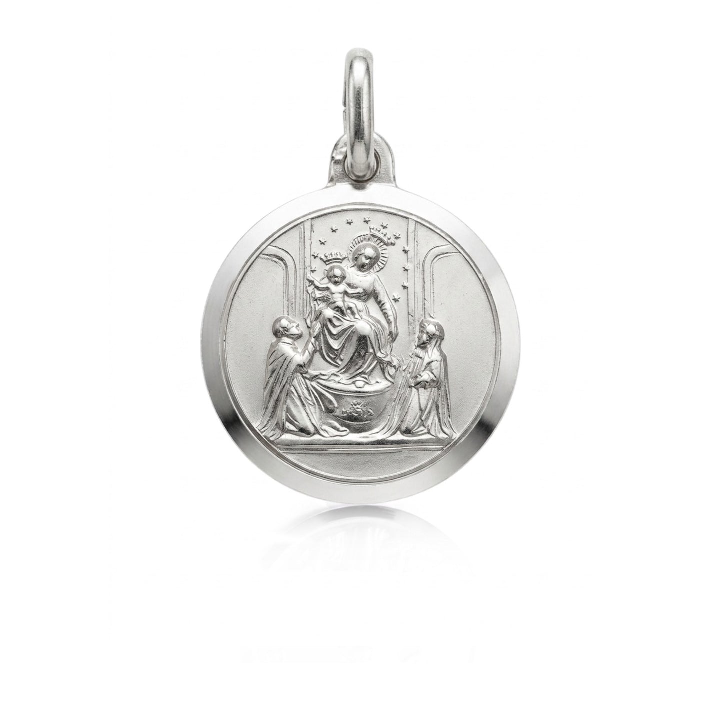 Madonna di Pompei in Argento 925