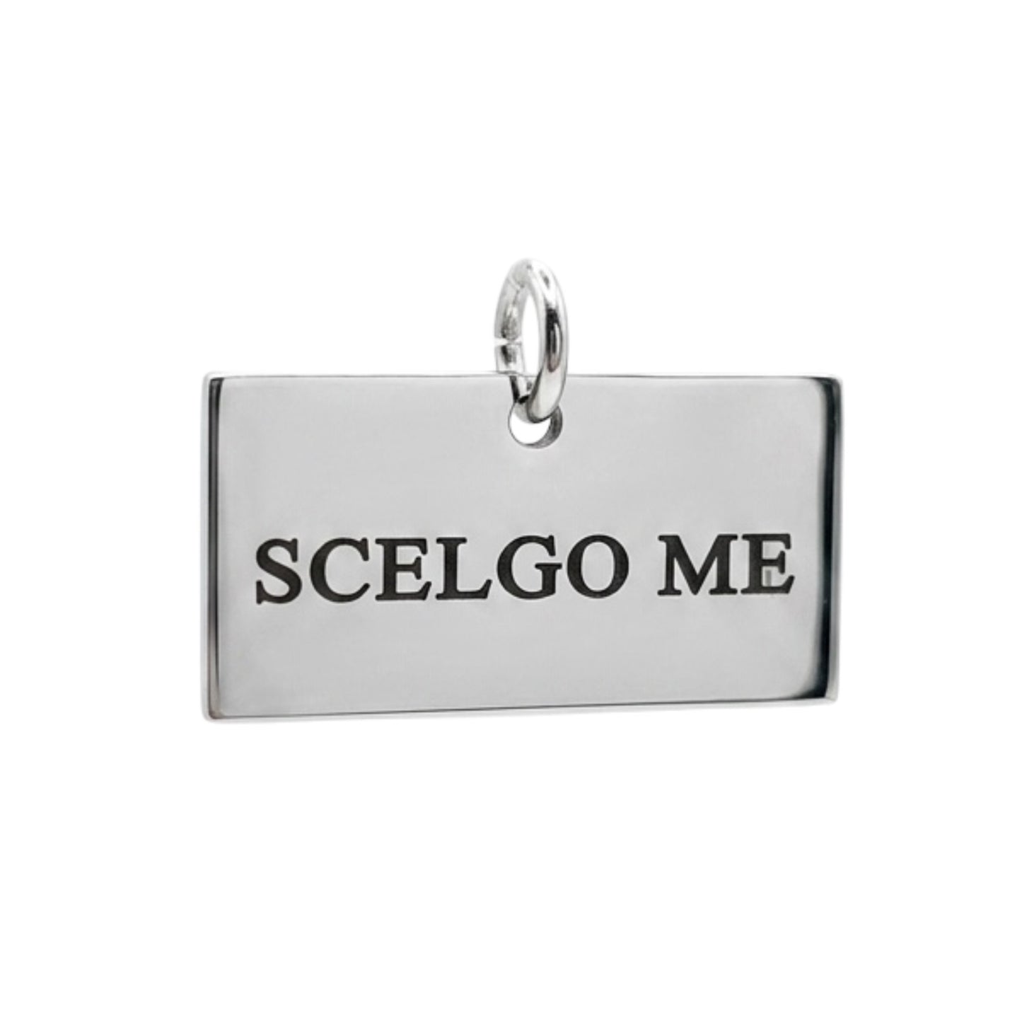 Medaglia Rettangolare big in argento 925