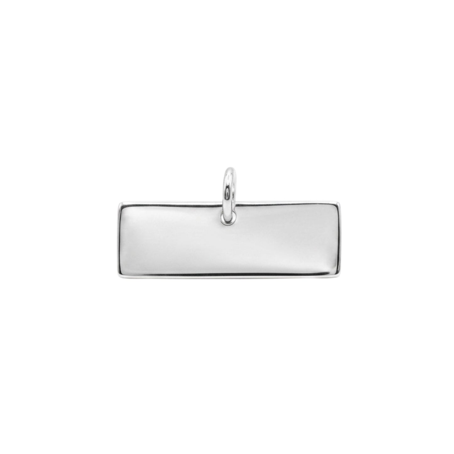 Medaglia Rettangolare small in argento 925