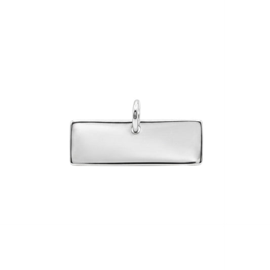 Medaglia Rettangolare small in argento 925