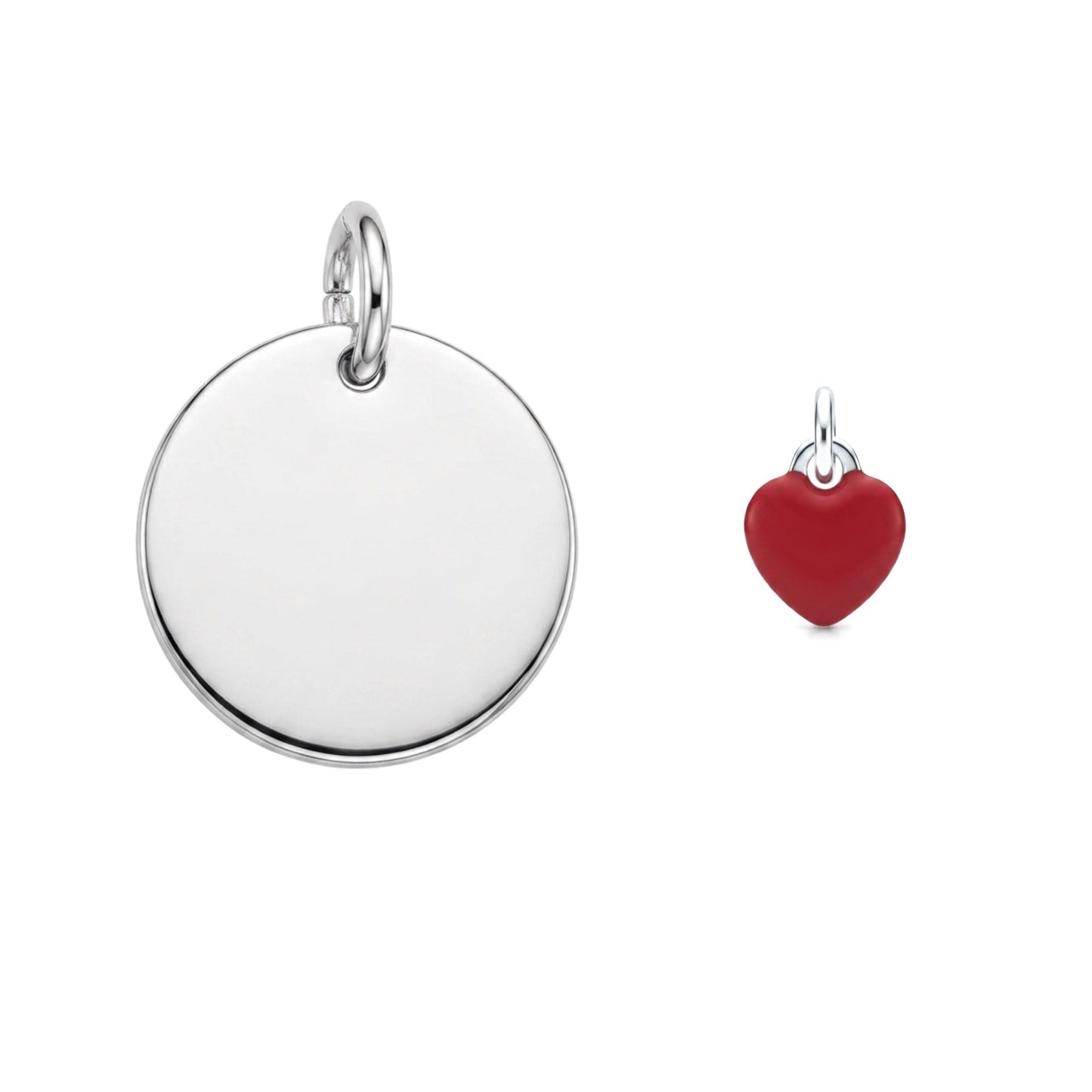 Medaglia Tonda in argento 925 | 2 cm