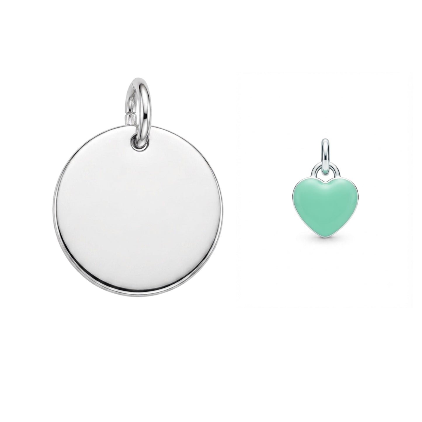 Medaglia Tonda in argento 925 | 2 cm