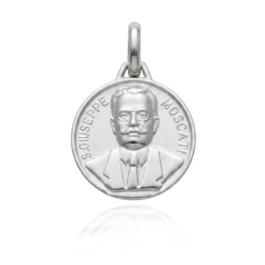S. Giuseppe Moscati diam 21 in Argento 925