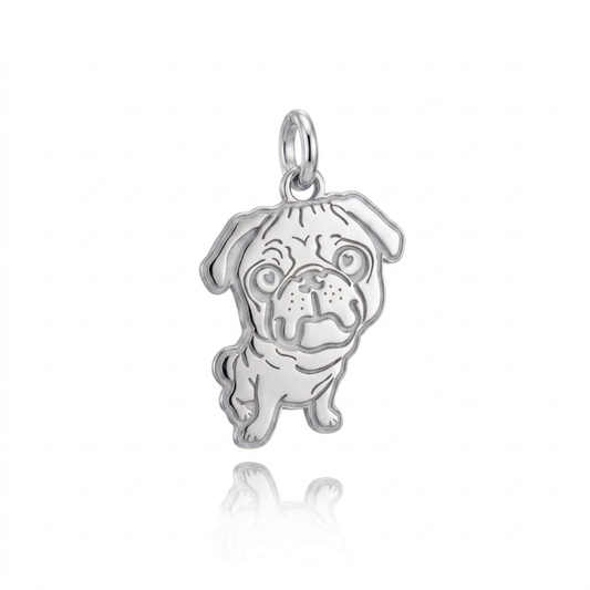 Ciondolo Cagnolino in argento 925