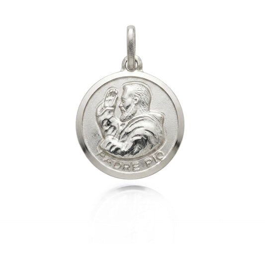 Padre Pio in Argento 925