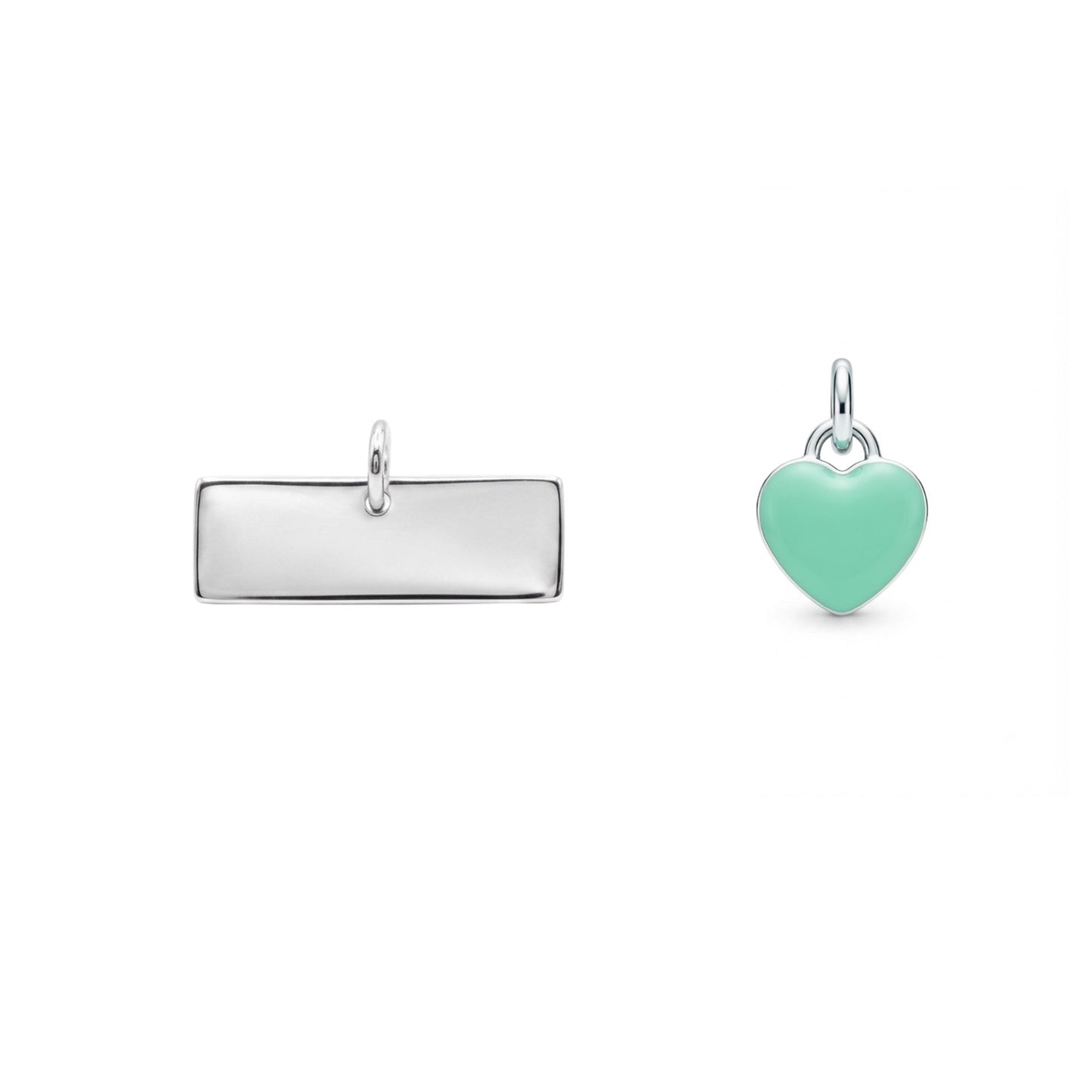 Medaglia Rettangolare small in argento 925