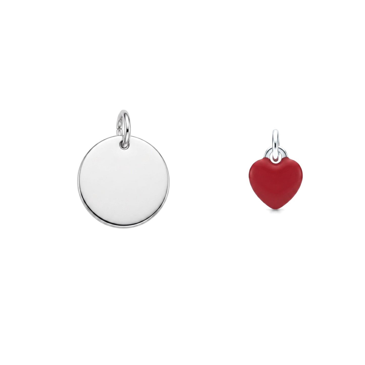 Medaglia Tonda in argento 925 | cm 1,7