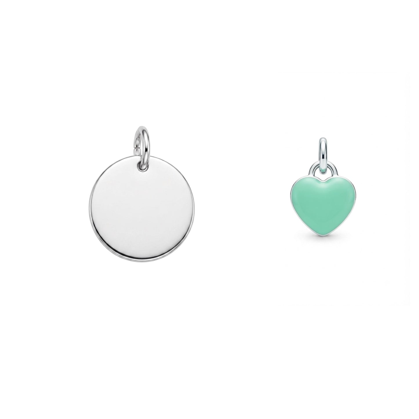 Medaglia Tonda in argento 925 | cm 1,7